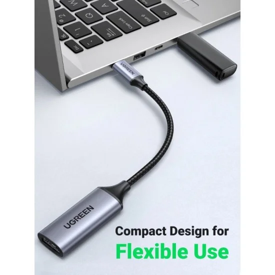 UGREEN USB-C to HDMI Adapter  (Grey Black)